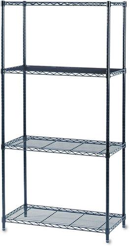 Safco  productos Bl Wire Shelving Comerciales 48&#34; .