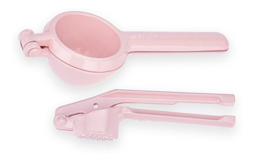 Kit Espremedor De Alho E Limão Rosa Weck