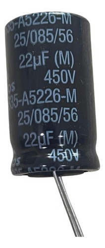 Capacitor Electrolitico 22uf 450v 3.0x1.5cm