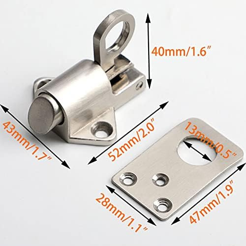 2pcs Self Closing Latch - Spring Door Lock - Door Latch - Se