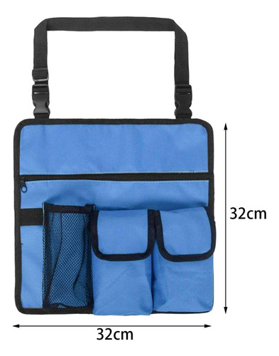 H Silla De Playa Al Aire Libre Brazo Bolsas Laterales