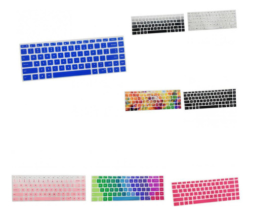 2x Funda Protectora De Silicona Para Teclado Resistente Al