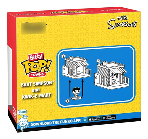 Funko Bitty Pop Towns Simpsons Bart Simpson Y Kwik E Mart
