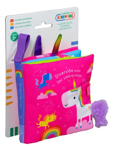 Diversión Con Los Unicornios: Libro De Tela Para Bebés, De Varios Autores. 0, Vol. 1. Editorial Silver Dolphin, Tapa Blanda, Edición Unica En Español, 2024