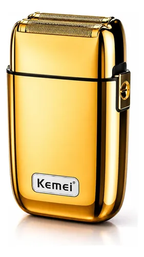 Barbeador Elétrico Semfio Kemei Km-tx1 Dourado Profissional Dourado-escuro 127/220v