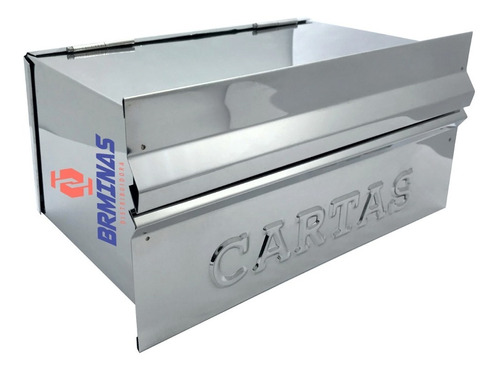 Caixa Correio Inox Cartas Correspondência Muro 15x25x13