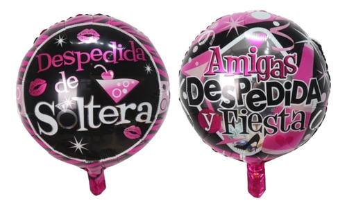 Balão Metalizado Despedida De Solteira Cor Preto Liso