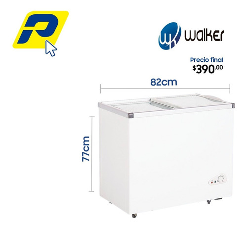 Imagen 1 de 3 de Congelador Walker / 168 Lts