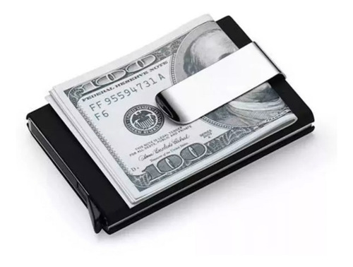 Imagen 1 de 7 de Holder Tarjeta De Credito Con Clip Billetes Credit Card