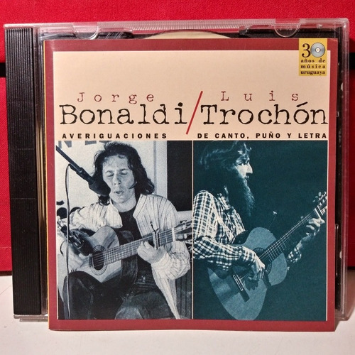 Jorge Bonaldi / Luis Trochón Cd Posdata Ayuí Excelente