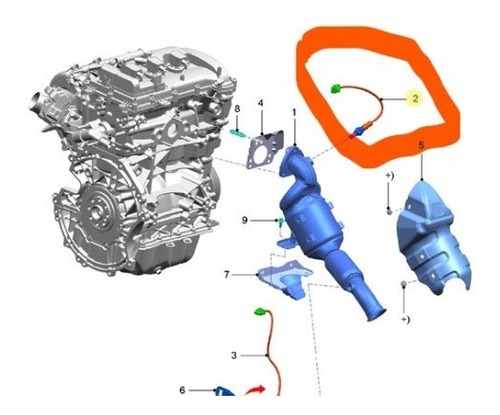 Sonda Lambda Superior Ford Ka/ecosport Dragon 1.5 Original