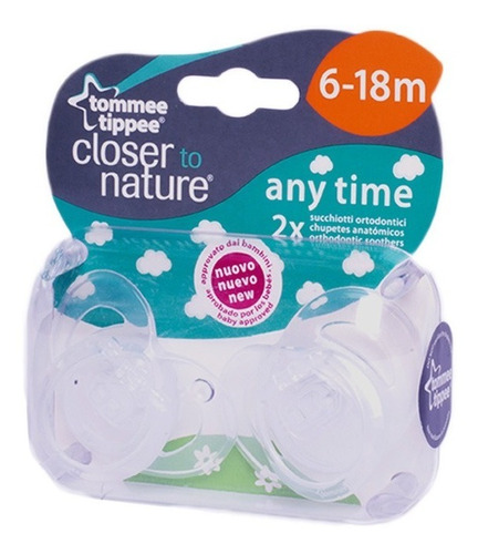 Chupete De Silicona  Anytime  Etapa 6-18 Meses Tomme Tippee