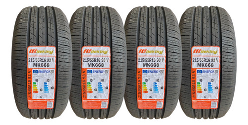 Kit De 4 Llantas 215/55r16 Mileking 93v Mk668
