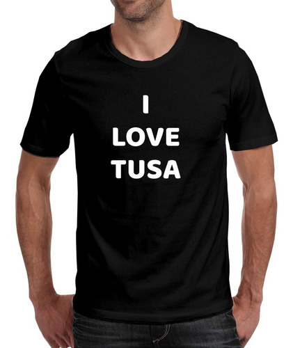 Camiseta Playera Reggaeton I Love Tusa