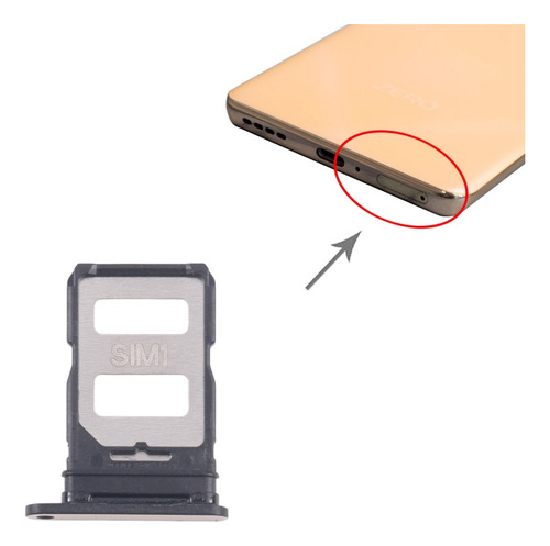 Bandeja For Tarjetas Sim + Sim Gold For Infinix Zero 30 5g,