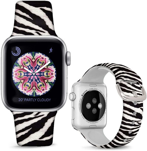 Bandas Florales Compatibles Con Iwatch 38 Mm 42 Mm 40 M...