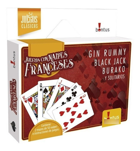 Juego Con Naipes Franceses Cartas Bontus - Sharif Express