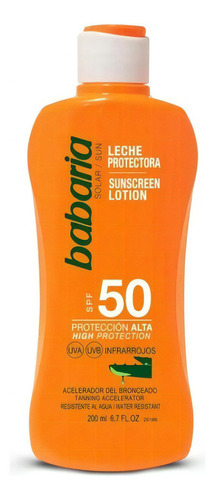 Protector Solar Babaria Aloe Fps 50 - mL a $222