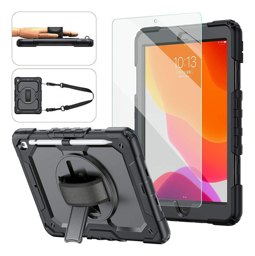 Funda Con Protector De Pantalla Para iPad 10.2 2020 (k5gj)