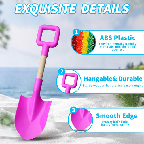 Palas De Arena Jumbo De 40 Cm Para Niños Kits Jardinería Ros