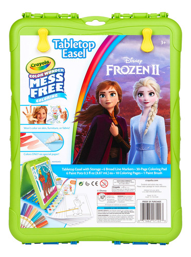 Caballete De Viaje Crayola Color Wonder Frozen Ii, Paquete E