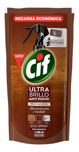 Cif Lustra Muebles Doypack X 380 Gr