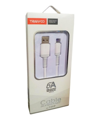 Cable Micro Usb 6a Carga Rapida Datos 1 Metro Celular Tablet