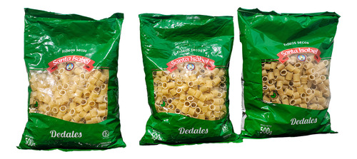 Fideo Santa Isabel Dedales 500gr X 3 Unidades