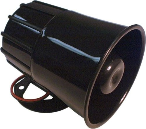 Imagen 2 de 5 de Sirena 6 Tonos Bocina Seguridad Alarma Para Autos Casas 12v