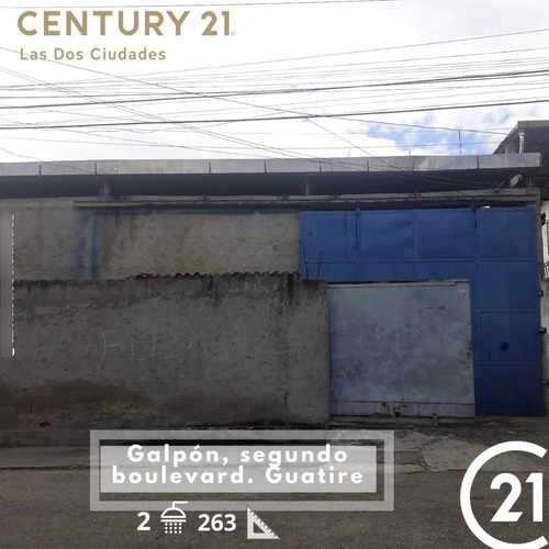 Galpón En Venta Pie De Calle Segundo Boulevard Guatire Estado Miranda 263m2