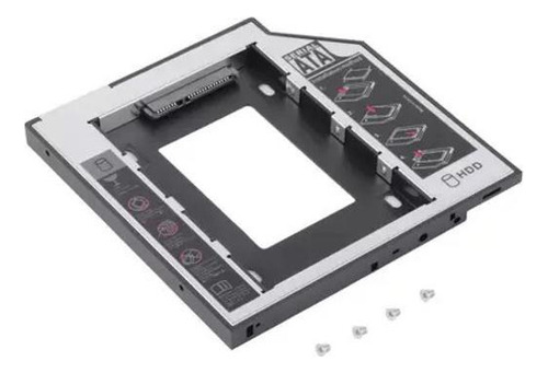 Adaptador Caddy Gaveta Para Segundo Hd Ssd 2,5 Sata 9,5mm Para Notebook