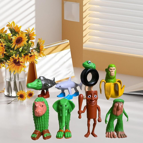 8pcs Tralero Tralala Desk Decor,italian Sneakers Meme Figure