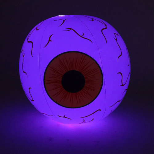 L Decoración De Globo Ocular Inflable Led Para Halloween,
