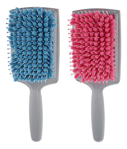 2 Piezas Peine Cepillo De Pelo Toalla De Microfibra Absorben