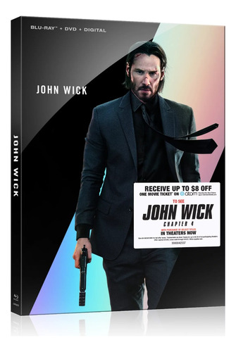 Blu-ray + Dvd John Wick / Walmart Slipcover Limited Edition