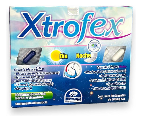Xtrofex Día Y Noche Caja C/60 Menopausia