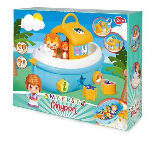 My First Pinypon El Arca De Noé Set +3figuras