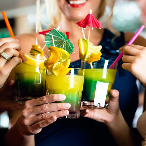 Tomnk Pack 200 Pajitas Smoothie, 10.3 Pulgadas Pajitas...