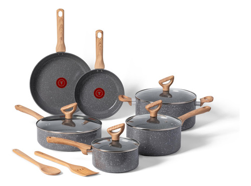 Conjunto De Utensílios De Cozinha T-fal Revive Ceramic Nonst