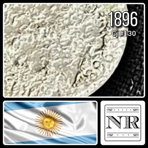 Argentina - 5 Centavos - Año 1896 - Cj #130 - Níquel