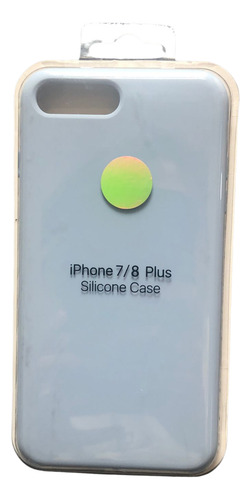 Funda Iphone 7/8 Plus Silicone Case - Apple Azul Claro