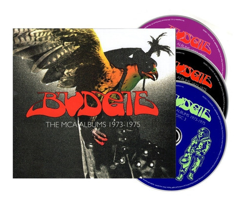 Budgie The Mca Albums 1973 - 1975 Box 3 Discos Cd