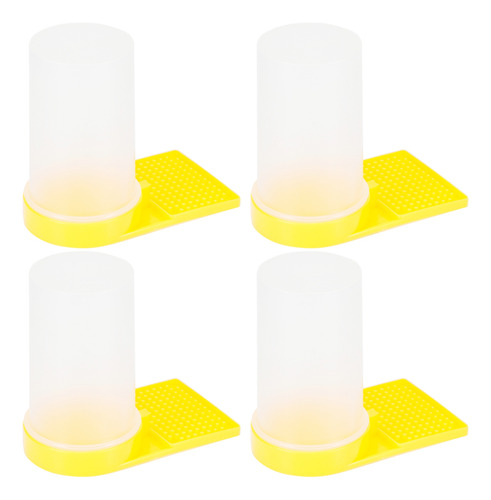 Juego De 4 Comederos Para Abejas Bee Feder De Fácil Instalac
