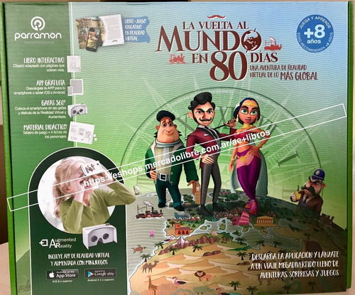 Libro: La Vuelta Al Mundo En 80 Días - Realidad Virtual