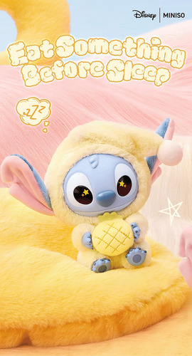 Muñeco Labubu Stitch Something Before Sleep Caja Sorpresa