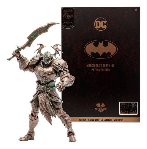 Mcfarlane Figura Merciless Earth 12 Patina Gold Label (Reacondicionado)