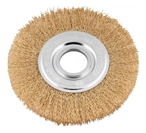 Escova Circular 6x1/2 Com Bucha De Redução Vonder 6325000612 Cor Bege