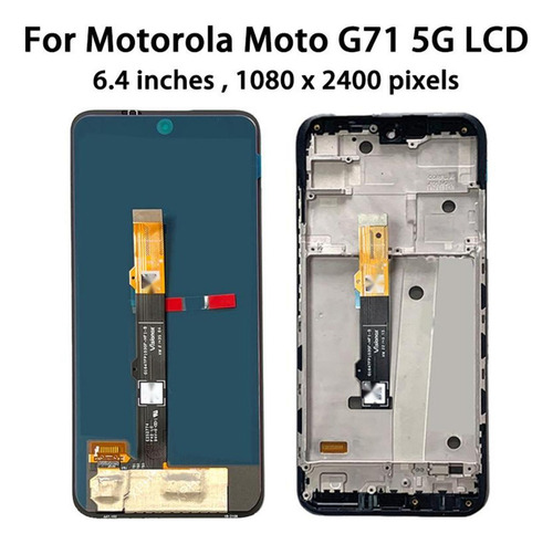 Qq Pantalla Lcd Amoled Con Marco Para Moto G71 5g Xt2169-1