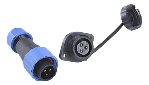 Conector Aviación Impermeable Sp13 3 Pines