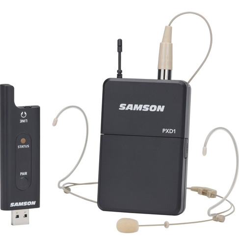 Samson Xpd2 Headset Sistema Inalámbrico Usb De Vincha